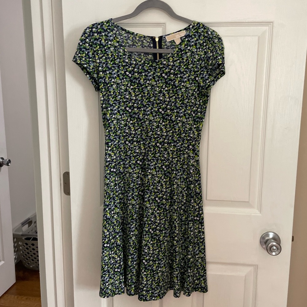 Michael Kors Floral Skater Dress - Picture 1 of 4
